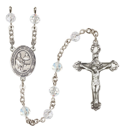 Sterling Silver 6mm St. Claude de la Colombiere Rosary | Engravable