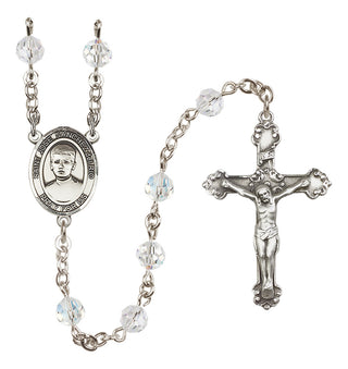 Sterling Silver 6mm Saint Jose Sanchez del Rio  Engraved Catholic Rosaries