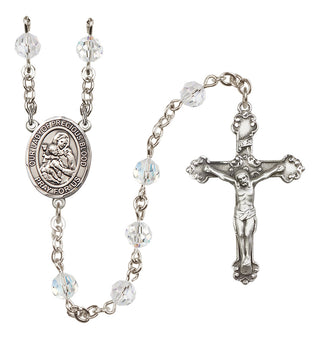 Sterling Silver 6mm Our Lady of the Precious Blood  Engraved Catholic Rosaries