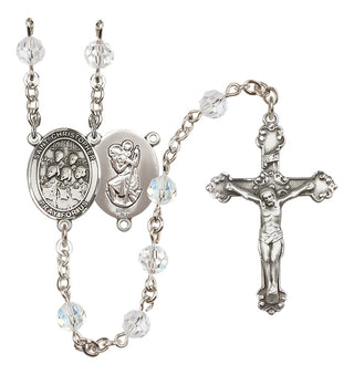 Sterling Silver 6mm Saint Christopher / Choir Rosary