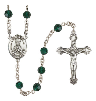 Sterling Silver 6mm Saint Henry II  Engraved Catholic Rosaries