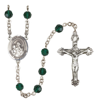 Sterling Silver 6mm San Jose  Engraved Catholic Rosaries