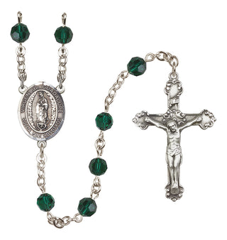 Sterling Silver 6mm Virgen de Guadalupe Rosary