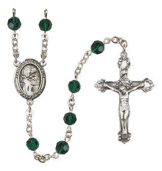 Sterling Silver 6mm San Juan de la Cruz  Engraved Catholic Rosaries
