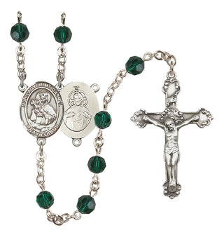 Sterling Silver 6mm Our Lady of Mount Carmel Rosary