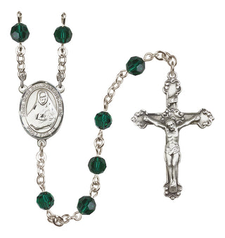 Sterling Silver 6mm Saint Rose Philippine Duchesne  Engraved Catholic Rosaries