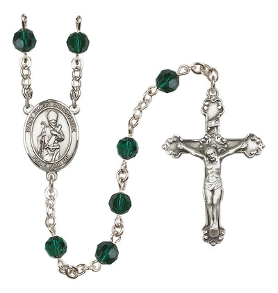 Sterling Silver 6mm St. Simon the Apostle Rosary | Engravable