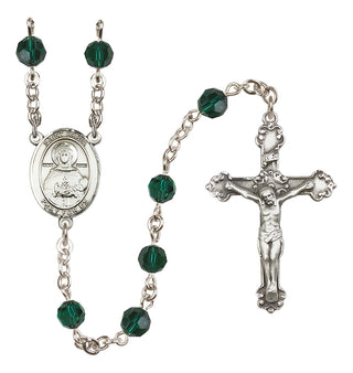 Sterling Silver 6mm Saint Daria  Engraved Catholic Rosaries