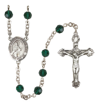 Sterling Silver 6mm Saint Anthony Mary Claret  Engraved Catholic Rosaries
