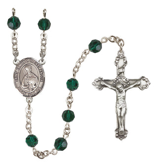 Sterling Silver 6mm Saint Edmund of East Anglia  Engraved Catholic Rosaries