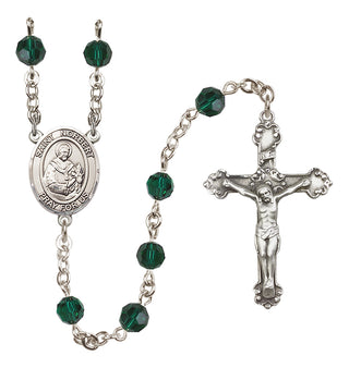 Sterling Silver 6mm Saint Norbert of Xanten  Engraved Catholic Rosaries