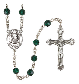 Sterling Silver 6mm Saint John XXIII  Engraved Catholic Rosaries