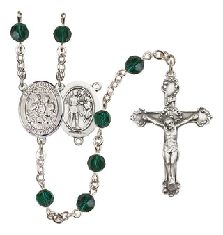 Sterling Silver 6mm Saint Sebastian / Choir Rosary