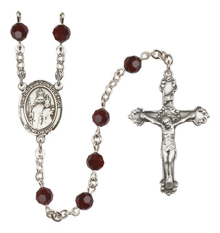 Sterling Silver 6mm Our Lady of Consolation  Engraved Catholic Rosaries