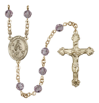 14kt Gold Filled 6mm Our Lady of Assumption  Engraved Catholic Rosaries