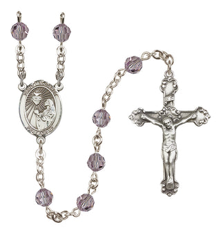 Sterling Silver 6mm Saint Margaret Mary Alacoque  Engraved Catholic Rosaries