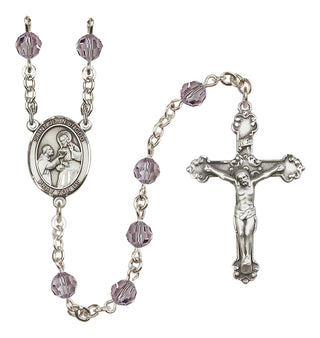Sterling Silver 6mm Saint John of God  Engraved Catholic Rosaries