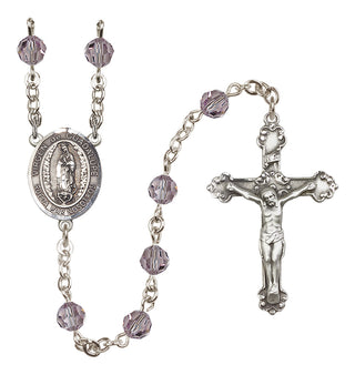 Sterling Silver 6mm Virgen de Guadalupe Rosary