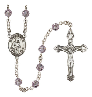 Sterling Silver 6mm Saint Isaac Jogues  Engraved Catholic Rosaries