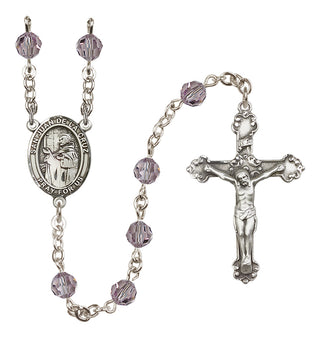 Sterling Silver 6mm San Juan de la Cruz  Engraved Catholic Rosaries