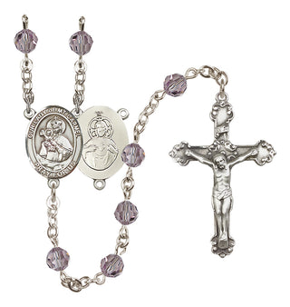 Sterling Silver 6mm Our Lady of Mount Carmel Rosary