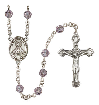 Sterling Silver 6mm Our Lady of San Juan  Engraved Catholic Rosaries