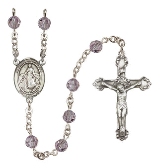 Sterling Silver 6mm Blessed Karolina Kozkowna  Engraved Catholic Rosaries
