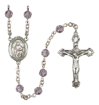 Sterling Silver 6mm Saint Deborah  Engraved Catholic Rosaries