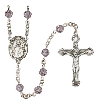 Sterling Silver 6mm Our Lady of Consolation  Engraved Catholic Rosaries