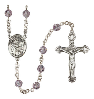 Sterling Silver 6mm Saint Margaret Mary Alacoque  Engraved Catholic Rosaries