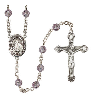 Sterling Silver 6mm Saint Maria Bertilla Boscardin  Engraved Catholic Rosaries
