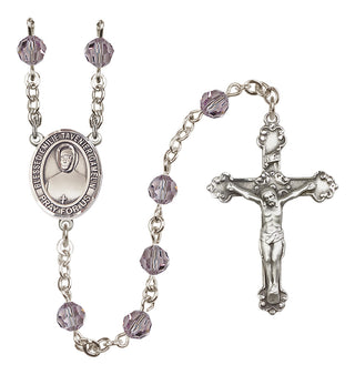 Sterling Silver 6mm Blessed Emilie Tavernier Gamelin  Engraved Catholic Rosaries