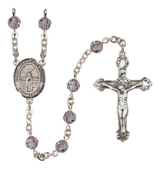 Sterling Silver 6mm Saint Medard of Noyon  Engraved Catholic Rosaries