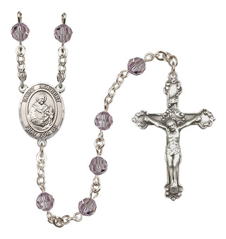 Sterling Silver 6mm Saint Norbert of Xanten  Engraved Catholic Rosaries