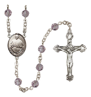 Sterling Silver 6mm Pope Francis Rosary