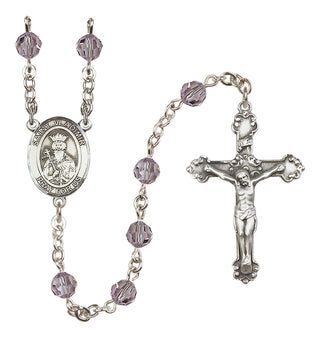 Sterling Silver 6mm Saint Vladimir  Engraved Catholic Rosaries