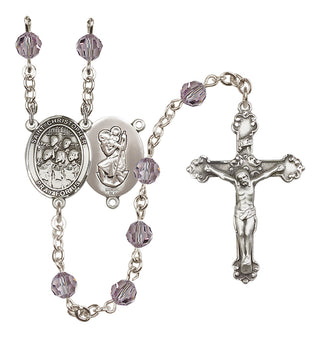 Sterling Silver 6mm Saint Christopher / Choir Rosary