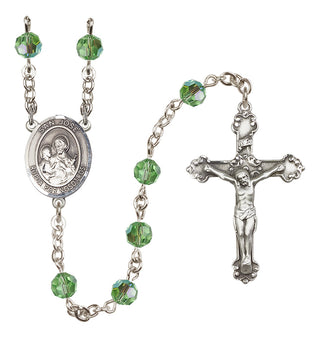 Sterling Silver 6mm San Jose  Engraved Catholic Rosaries