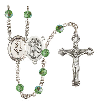 Sterling Silver 6mm Saint Sebastian/Dance Rosary