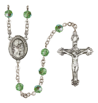 Sterling Silver 6mm San Juan de la Cruz  Engraved Catholic Rosaries