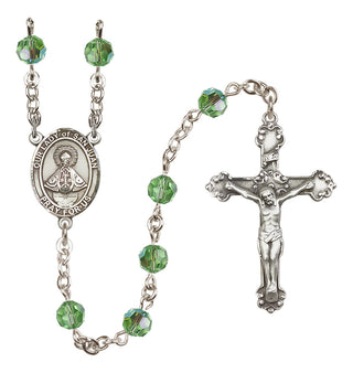 Sterling Silver 6mm Our Lady of San Juan  Engraved Catholic Rosaries