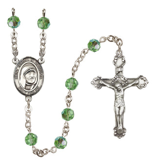 Sterling Silver 6mm Saint Teresa of Calcutta  Engraved Catholic Rosaries