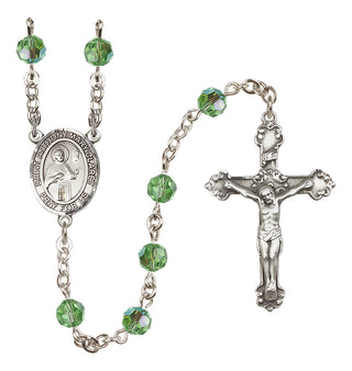 Sterling Silver 6mm Saint Anthony Mary Claret  Engraved Catholic Rosaries