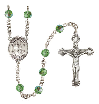 Sterling Silver 6mm Saint Maron  Engraved Catholic Rosaries
