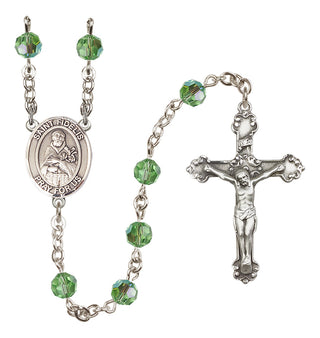 Sterling Silver 6mm Saint Fidelis  Engraved Catholic Rosaries