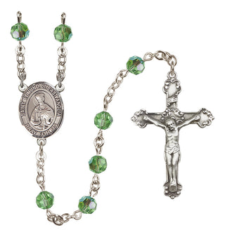 Sterling Silver 6mm Saint Edmund of East Anglia  Engraved Catholic Rosaries