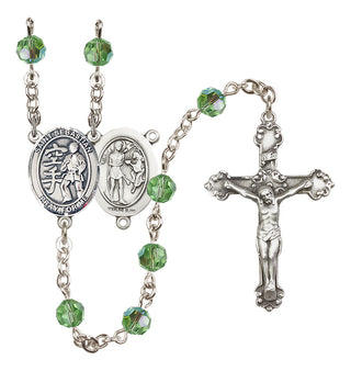 Sterling Silver 6mm Saint Sebastian/Karate Rosary