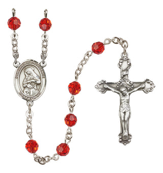 Sterling Silver 6mm Our Lady of Providence  Engraved Catholic Rosaries