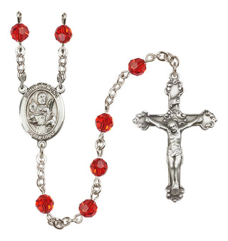 Sterling Silver 6mm Saint Raymond Nonnatus  Engraved Catholic Rosaries