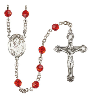 Sterling Silver 6mm Saint Dominic Savio  Engraved Catholic Rosaries
